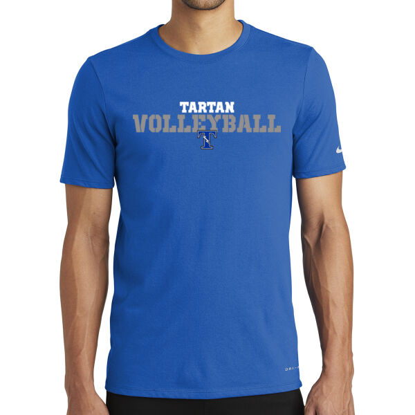 Nike Dri-FIT Cotton/Poly Tee - Printed Logo ** Add Name & Number for $5! ** Thumbnail