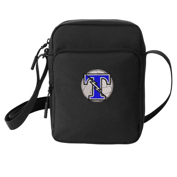 Port Authority® Upright Crossbody Bag - Embroidered Logo Thumbnail