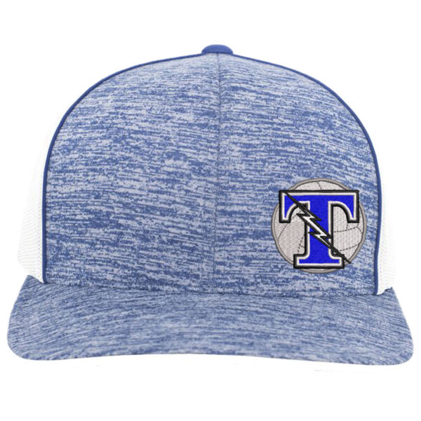 Pacific Headwear Aggressive Heather Trucker Cap - Embroidered Logo Thumbnail