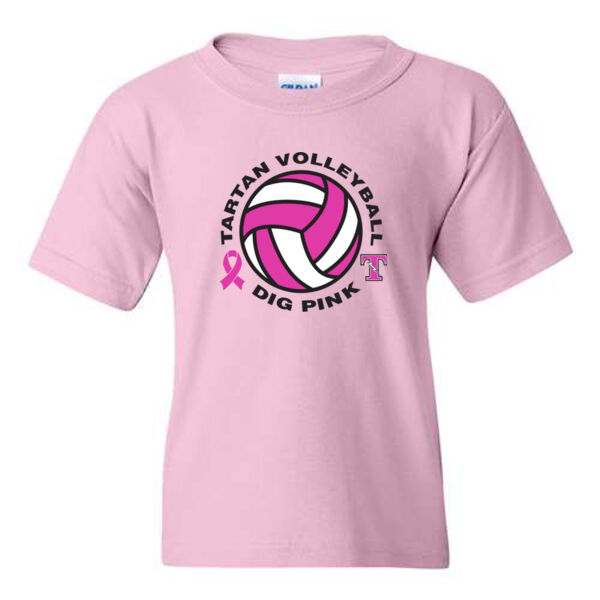 DIG PINK 2024 - Youth Sizes - Gildan - Heavy Cotton™ T-Shirt - Printed Logo Thumbnail