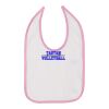 Infant Contrast Trim Premium Jersey Bib Thumbnail