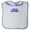 Infant Contrast Trim Terry Bib Thumbnail