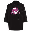 Ten Pearl Button Black Chef Coat Thumbnail
